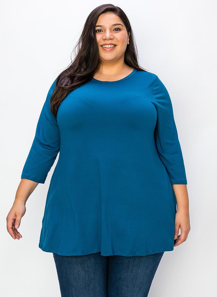 Curvy Túnik Top