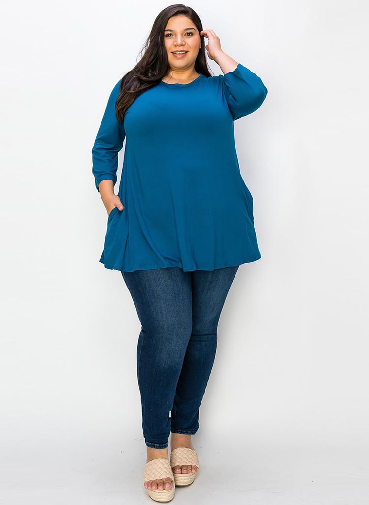 Curvy Túnik Top