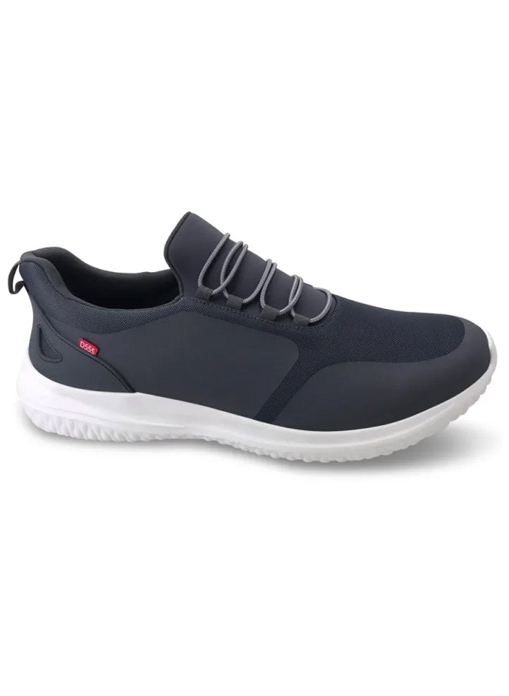 Gráir Doncaster Skór - Wide Fit