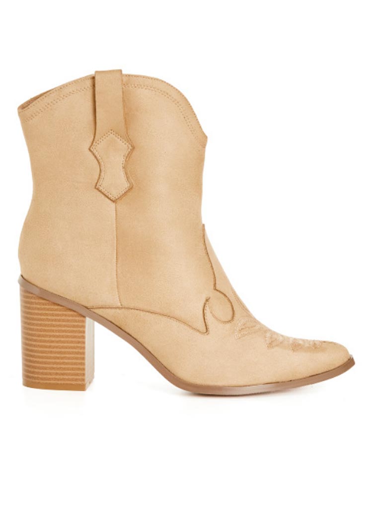 Western Ökklastígvél - WIDE FIT