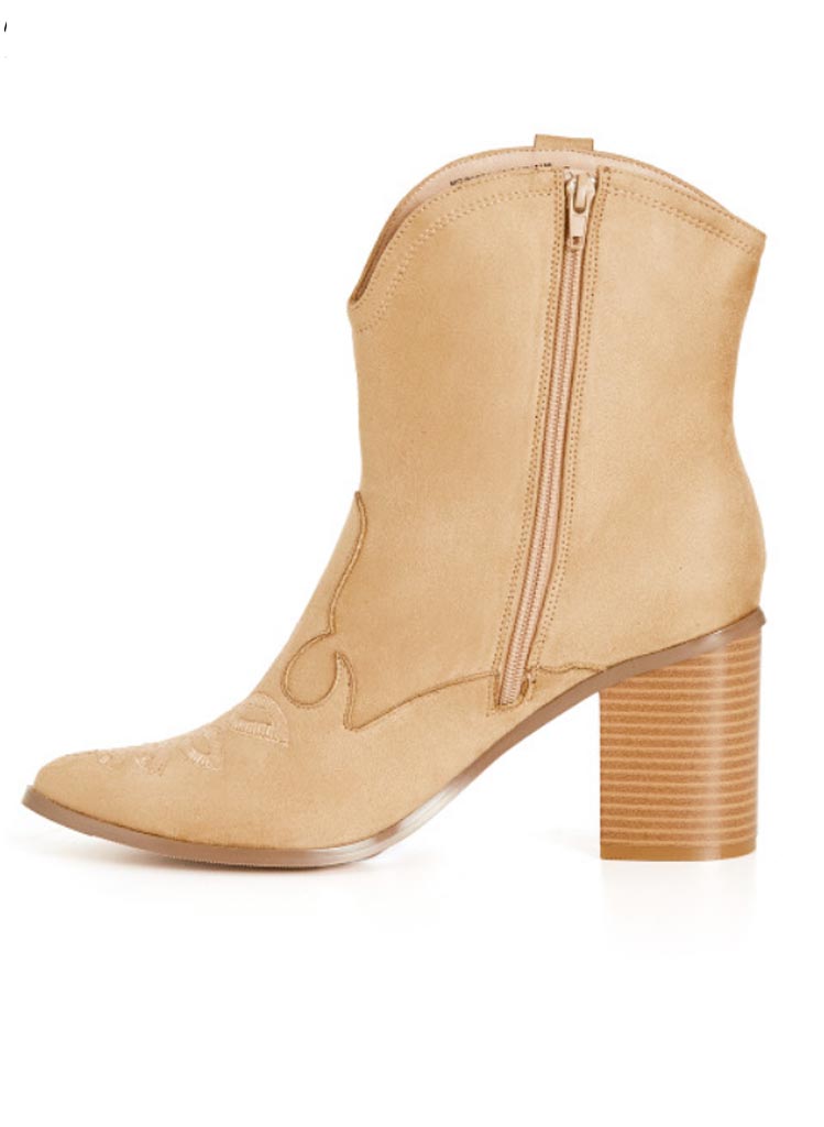 Western Ökklastígvél - WIDE FIT