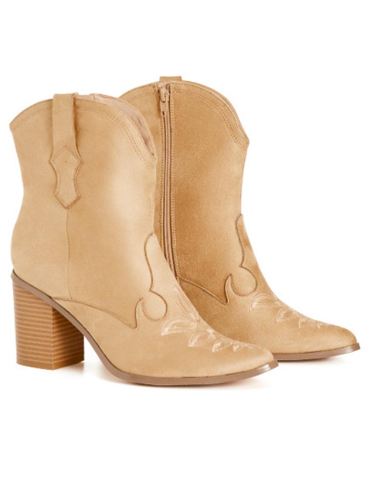 Western Ökklastígvél - WIDE FIT