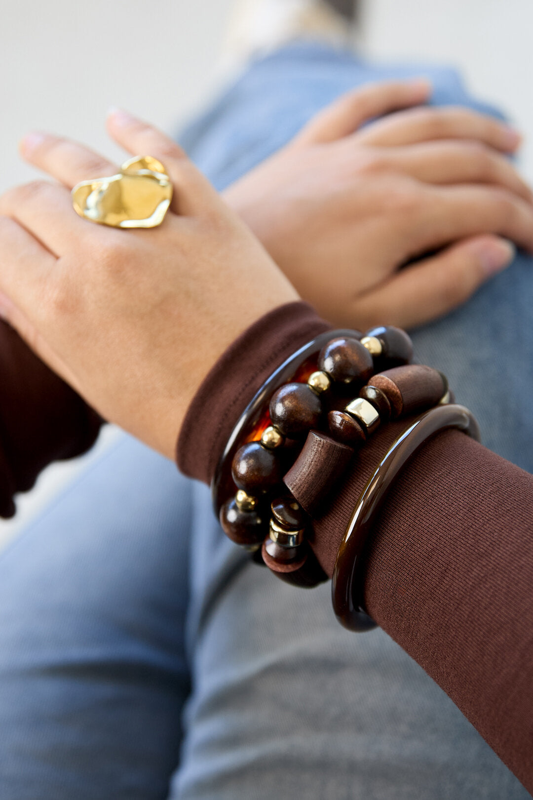 Wood Bead Armband
