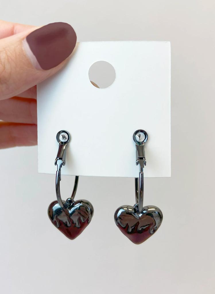 Flame Heart Eyrnalokkar