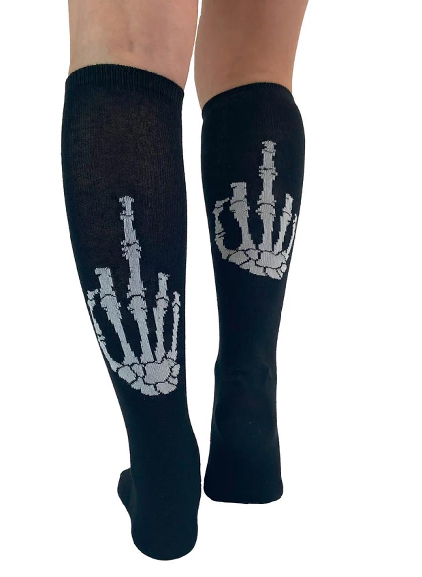 Middle Finger Háir sokkar