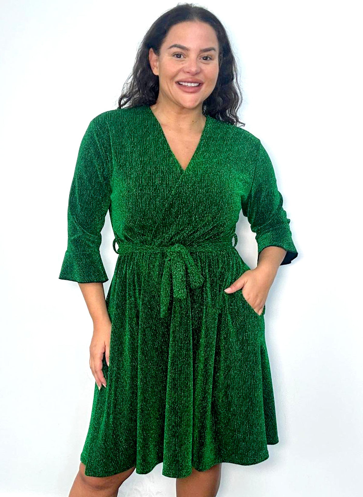 Lurex Short Pocket Kjóll