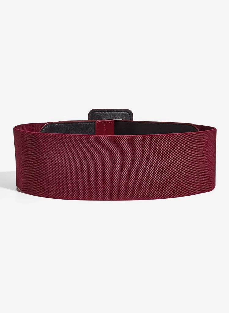 Glossy Teygjubelti - Wine