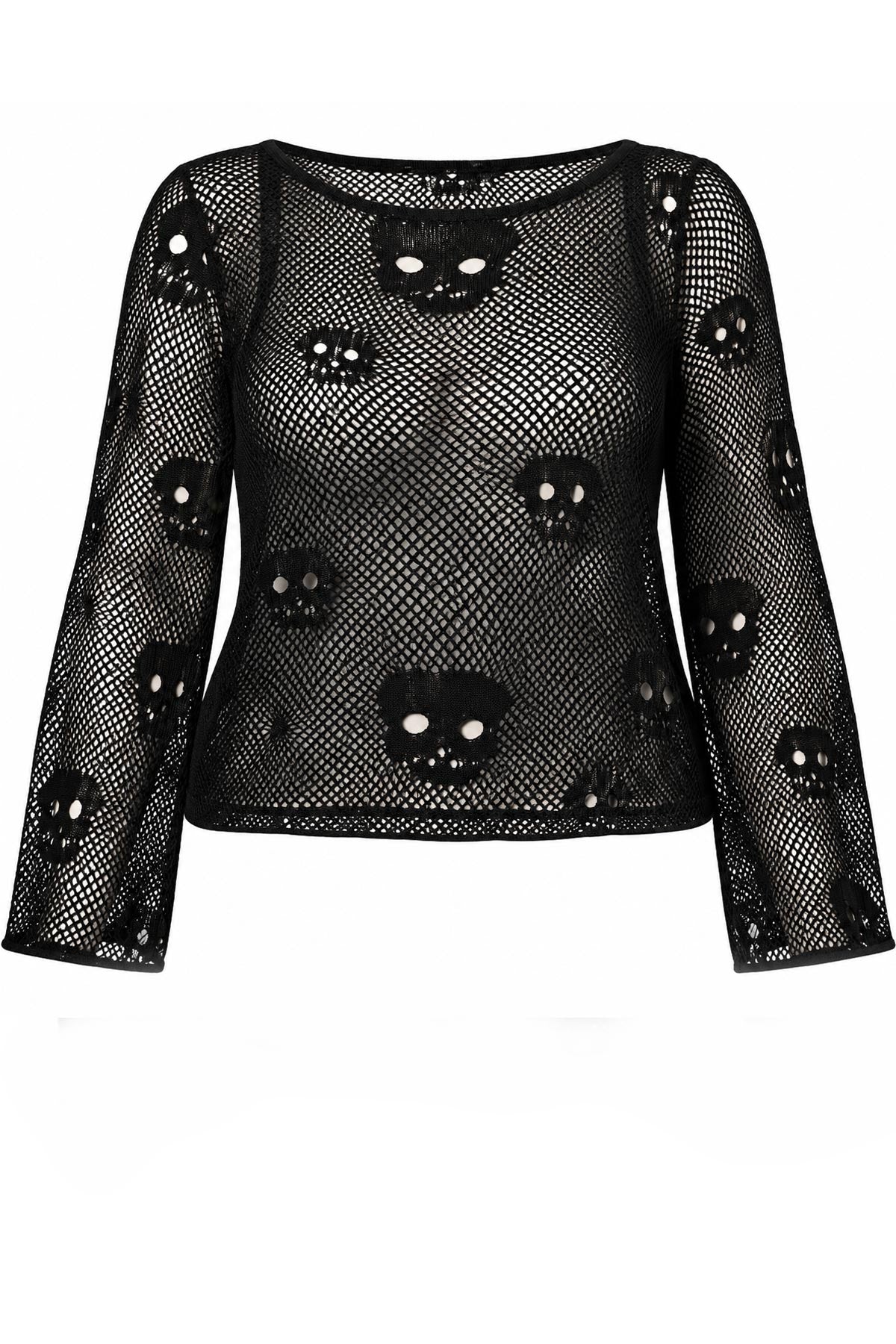 Skull Cropped Netatoppur