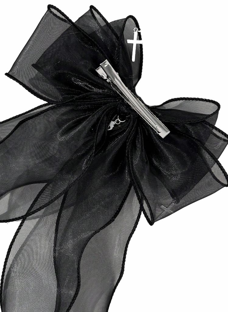 Gothic Bow Hárspenna