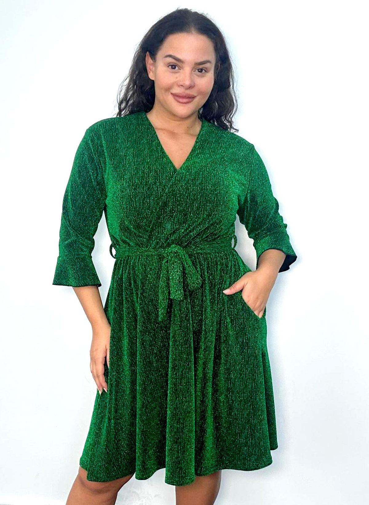 Lurex Short Pocket Kjóll