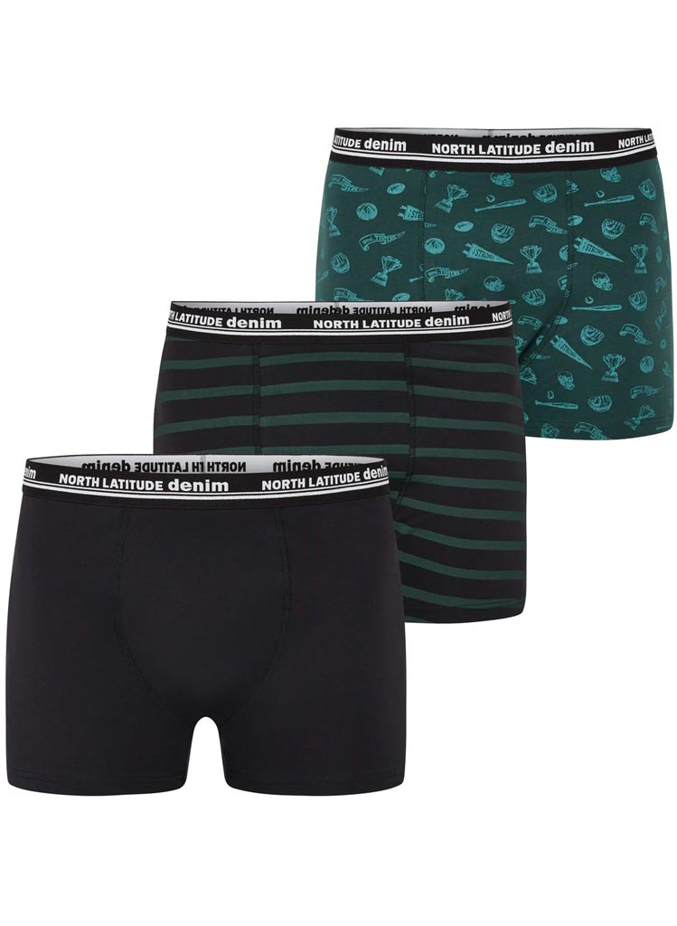 Cotton Mix Boxernærbuxur - 3 í pakka