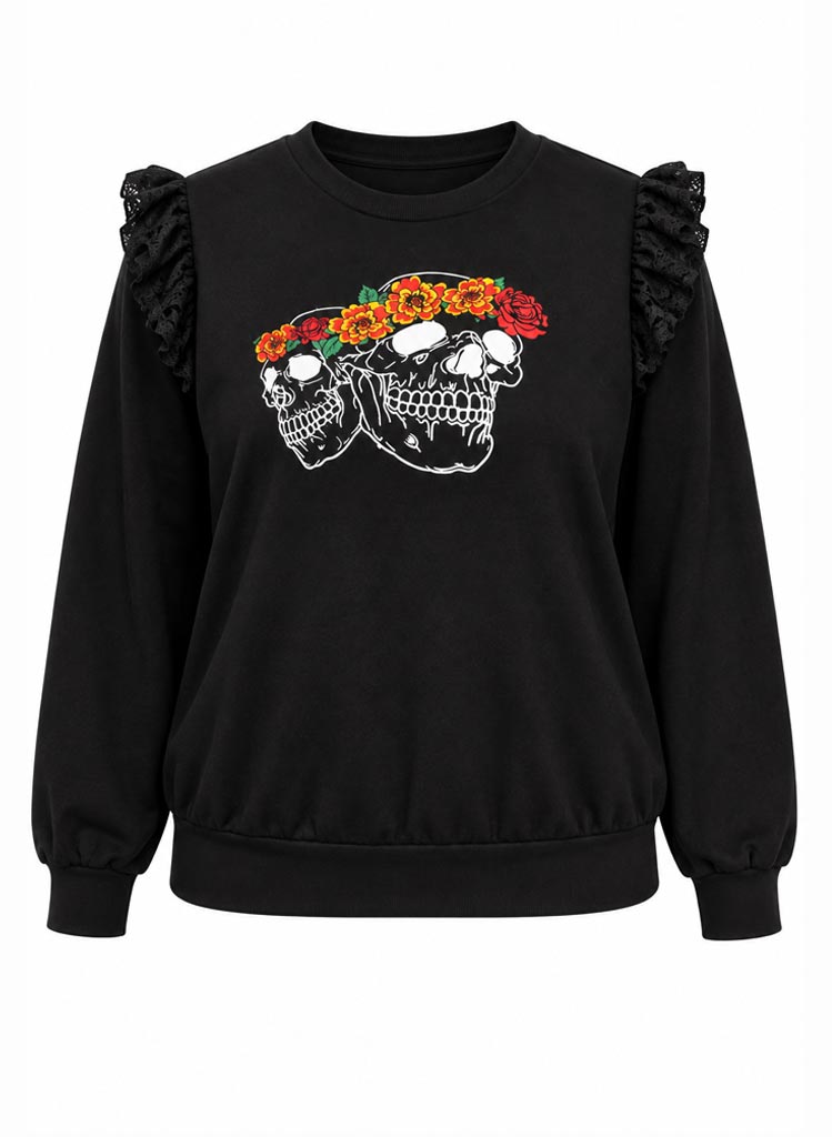 Rosie Skulls Peysa