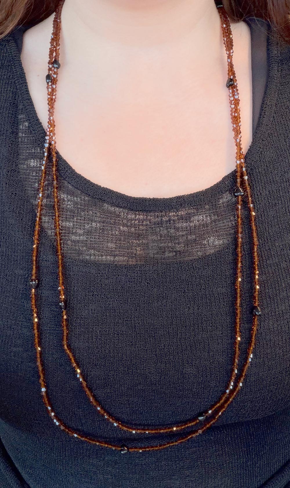 Long Amber Hálsmen