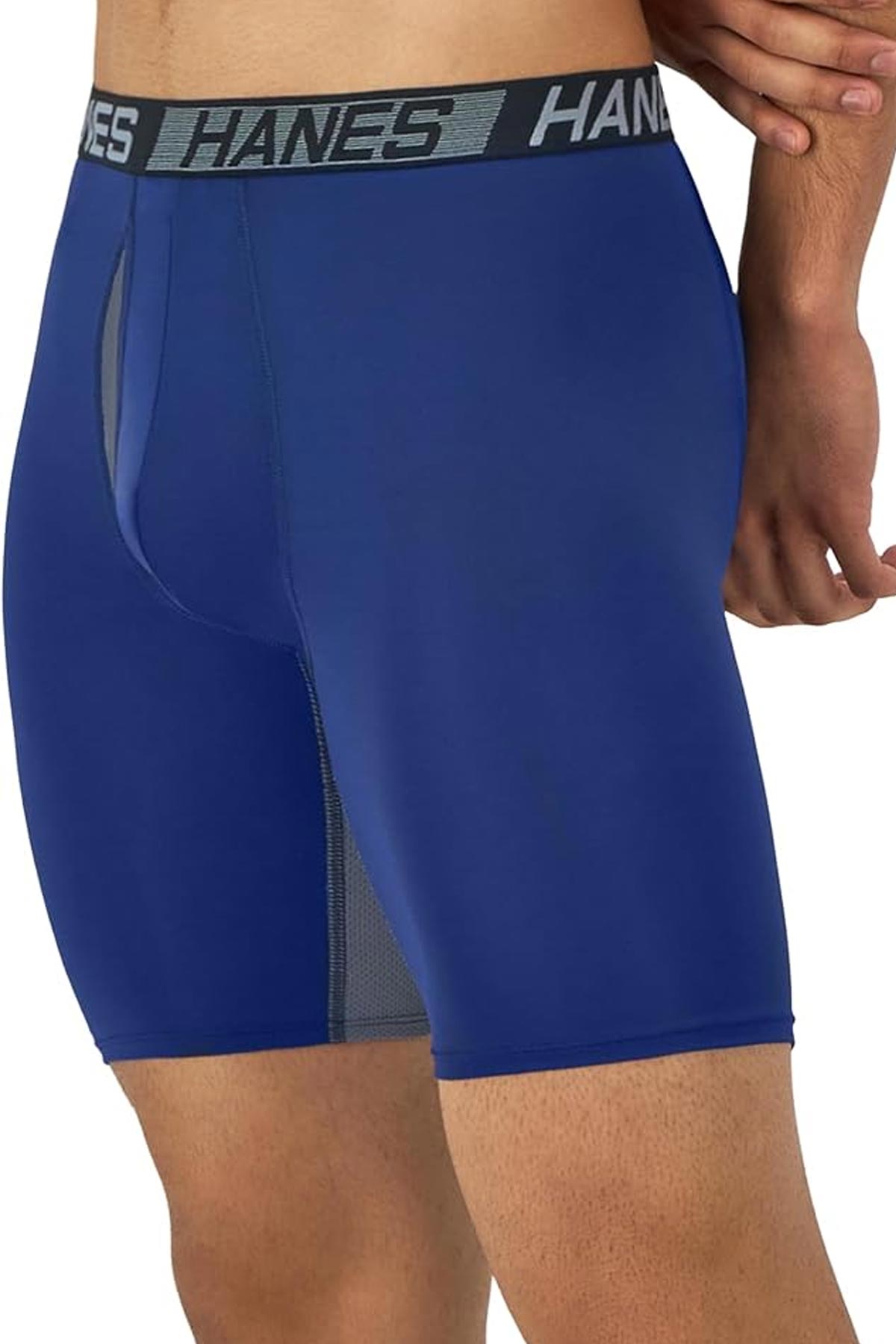 Hanes Long Leg Boxers - 3 í pakka