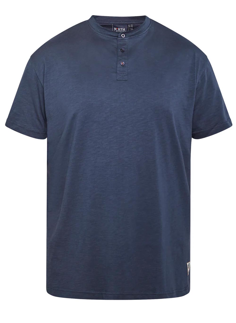 Henley Stuttermabolur