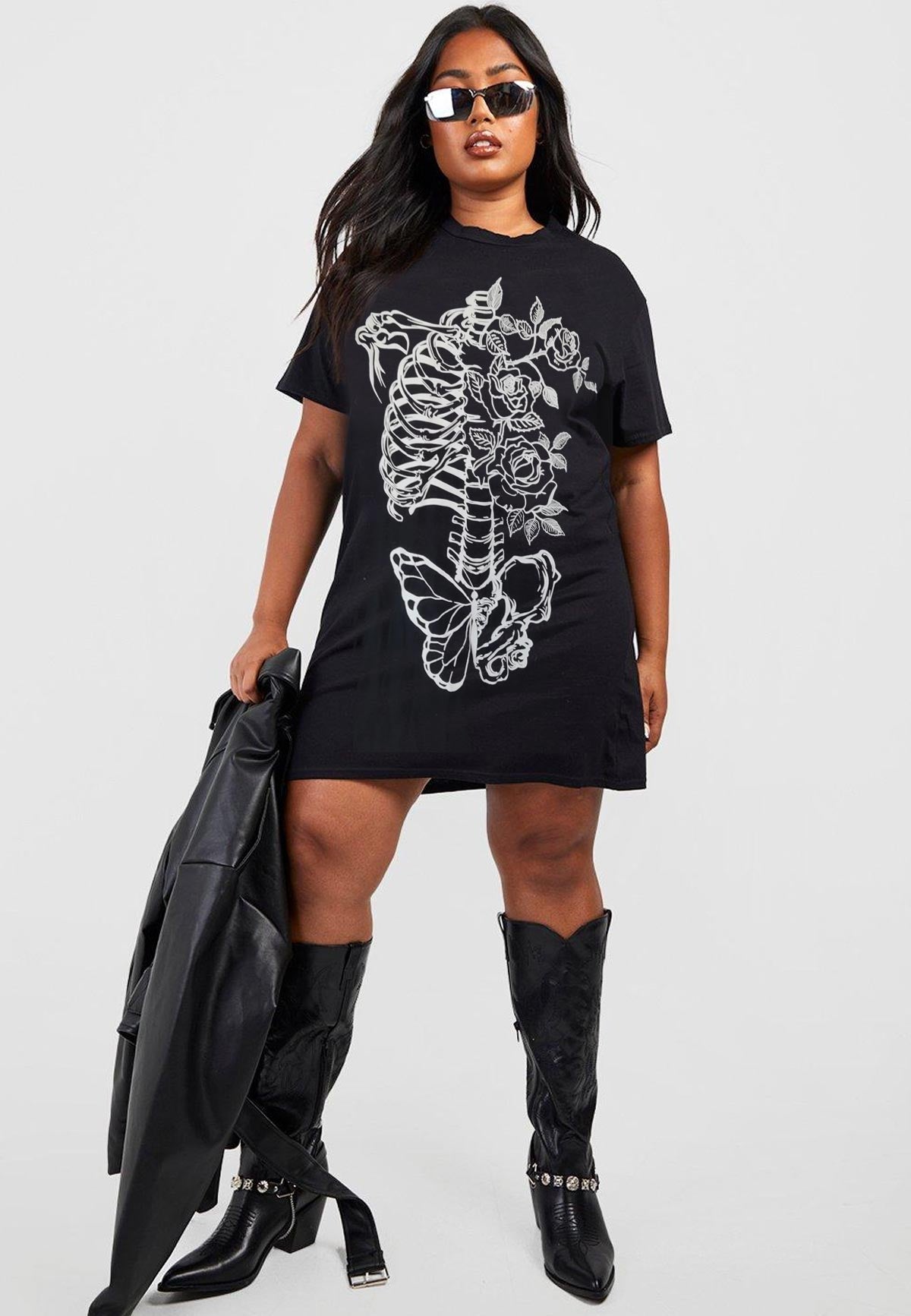 Inside Print Bolakjóll