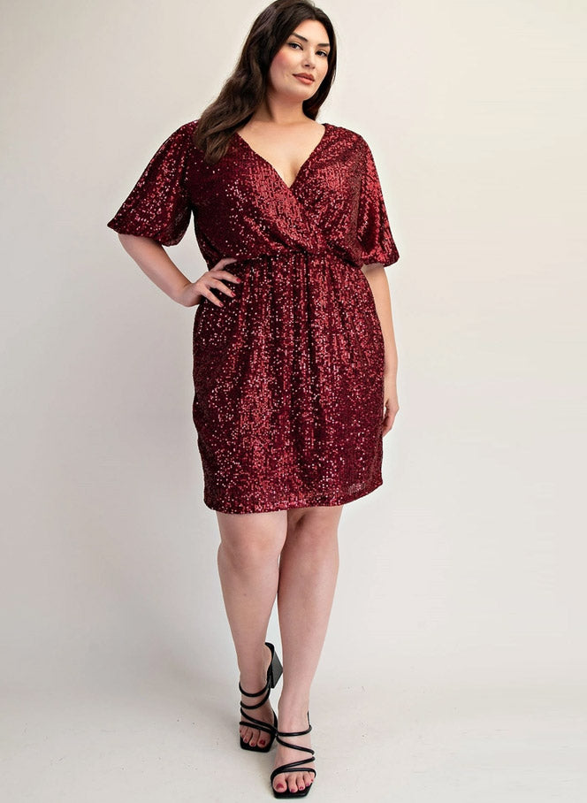 Janelle Pallíettu Kjóll