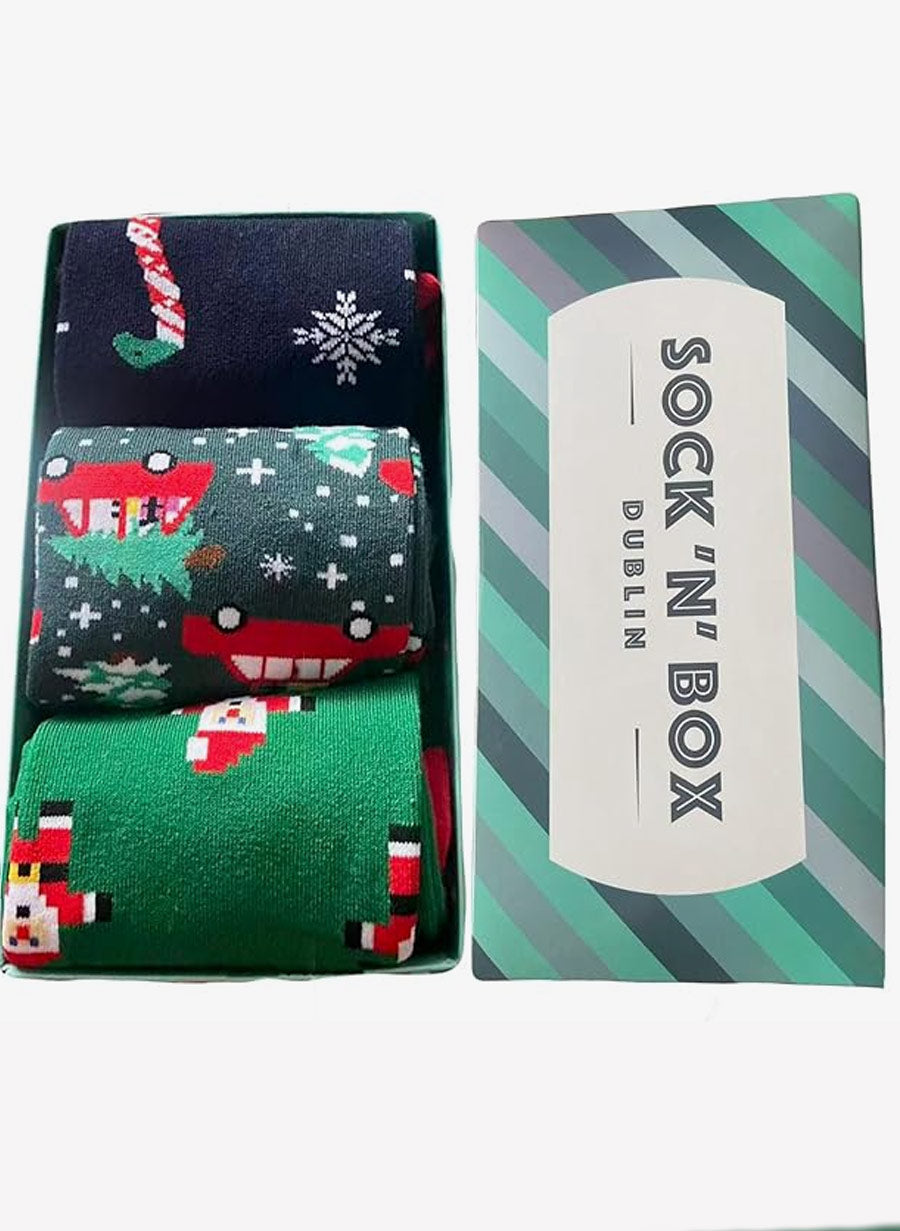 Jóla Sokkar í Gjafaboxi - 3 pör