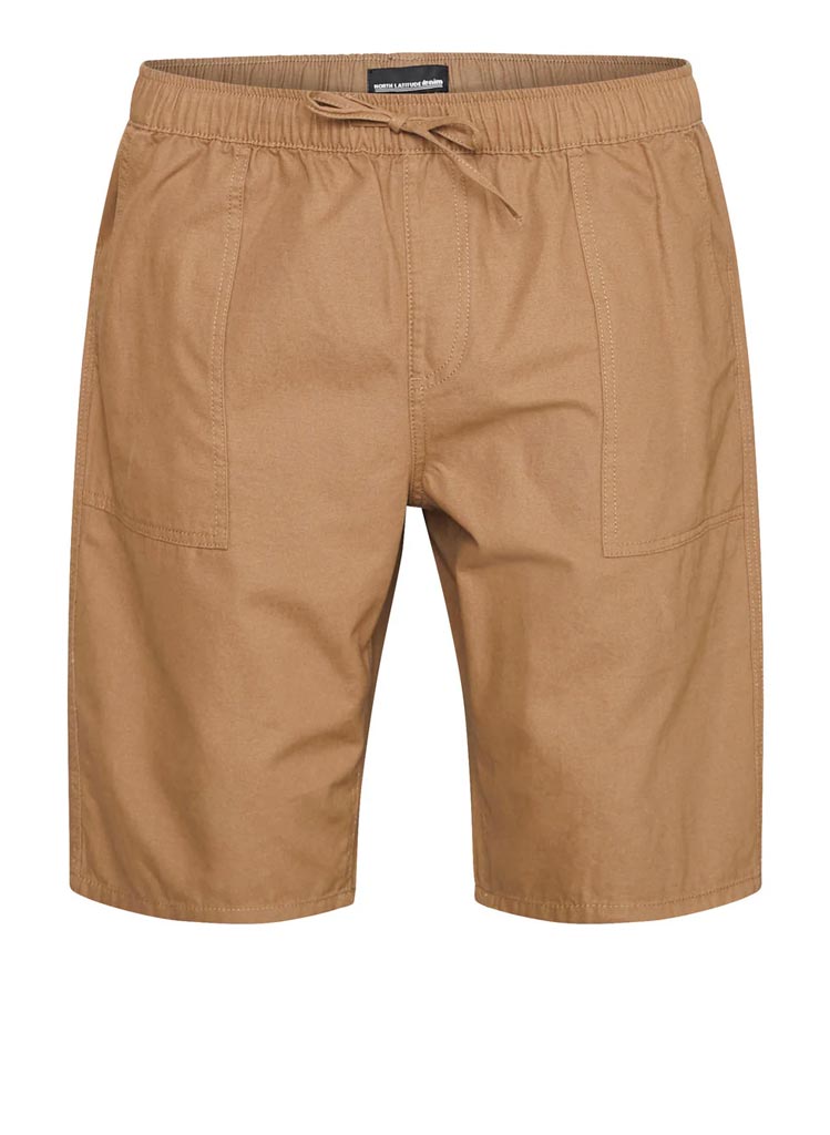 Khaki Morel Stuttbuxur