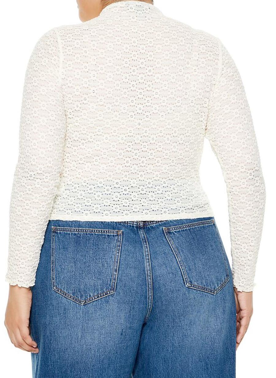 Scarlett Blúndu Toppur