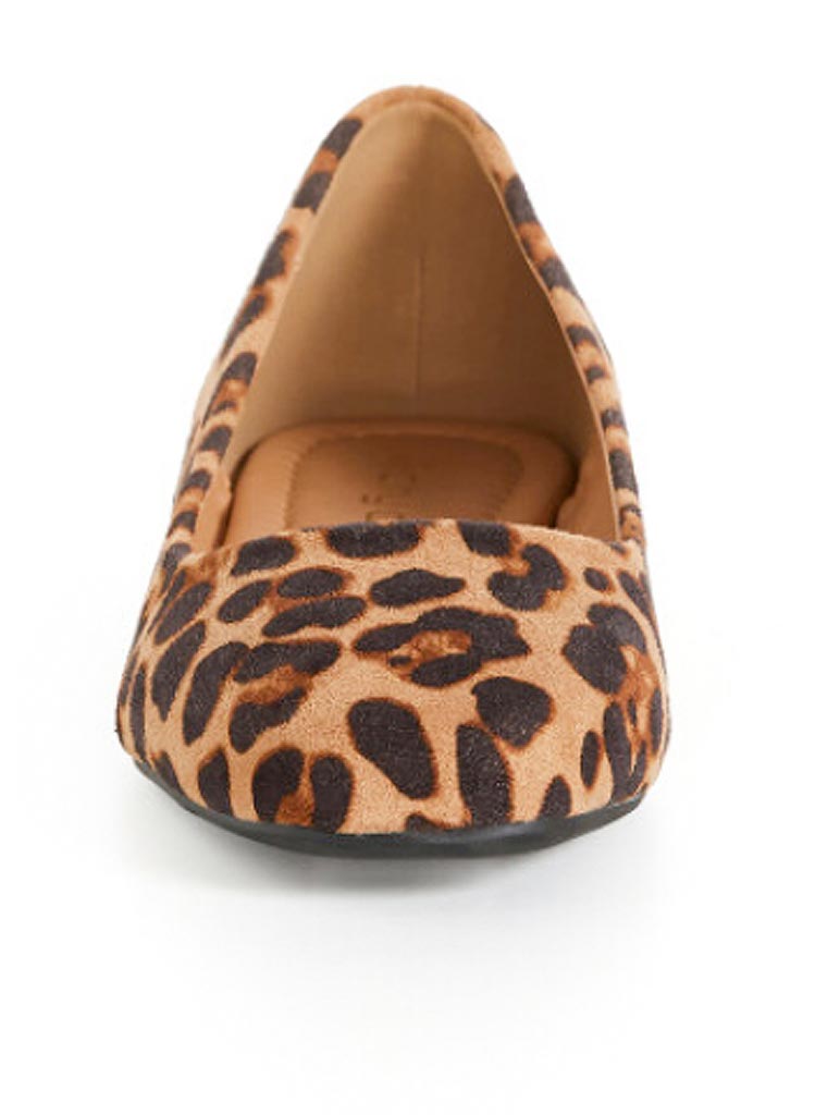 Leopard Ballerina - Wide Fit
