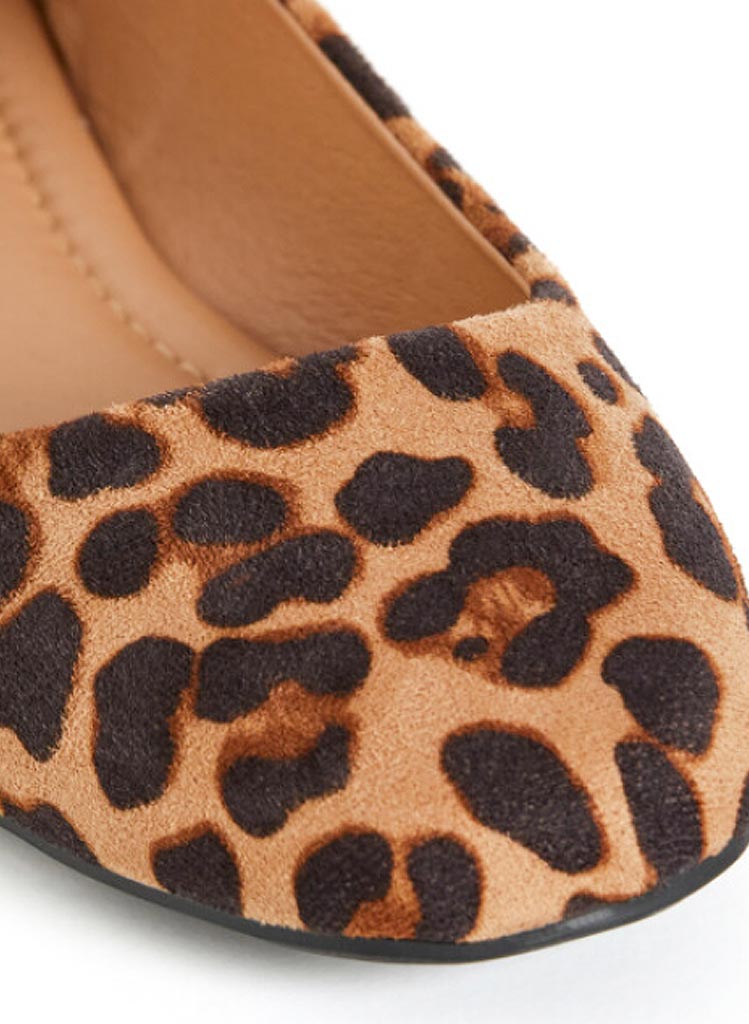 Leopard Ballerina - Wide Fit
