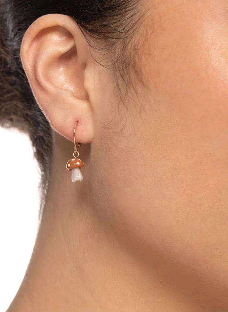 Lil Mushroom Eyrnalokkar