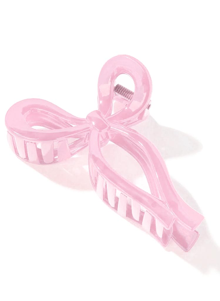 Bleik Slaufu Hárklemma