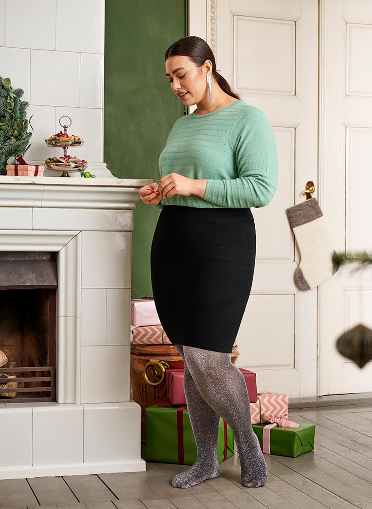 Zizzi Lurex Sokkabuxur