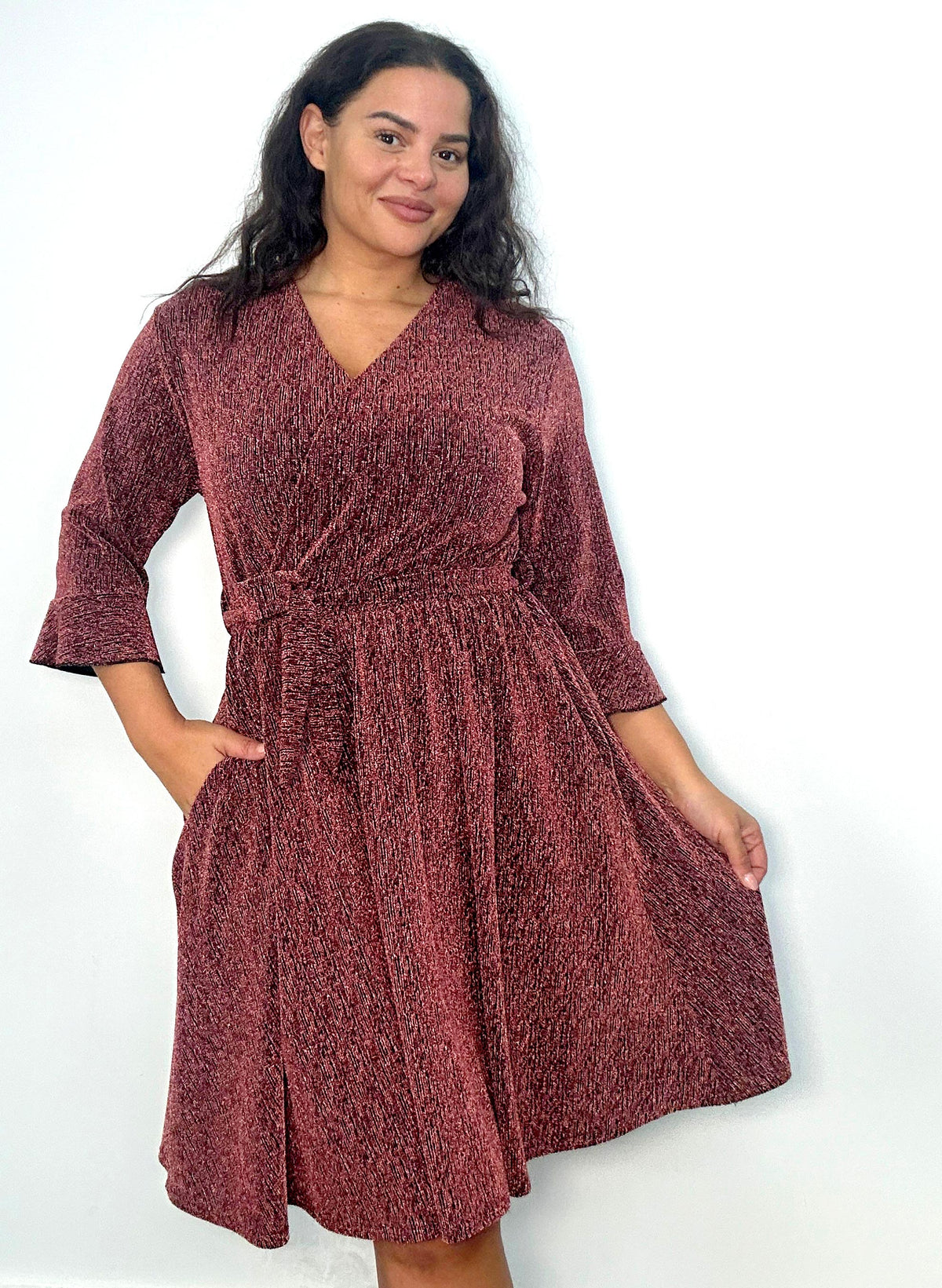 Lurex Short Pocket Kjóll