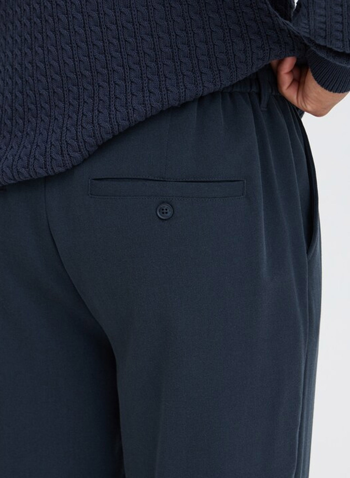 Malvin Loose Chino Buxur - Bláar