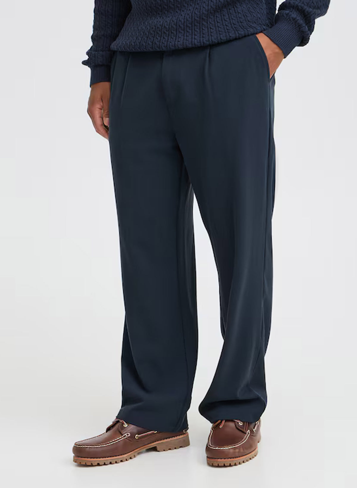 Malvin Loose Chino Buxur - Bláar