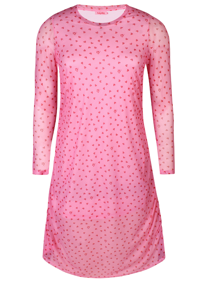 Nora Hearts Mesh Kjóll