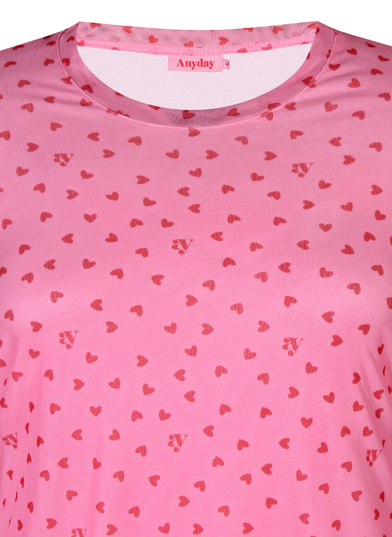 Nora Hearts Mesh Kjóll