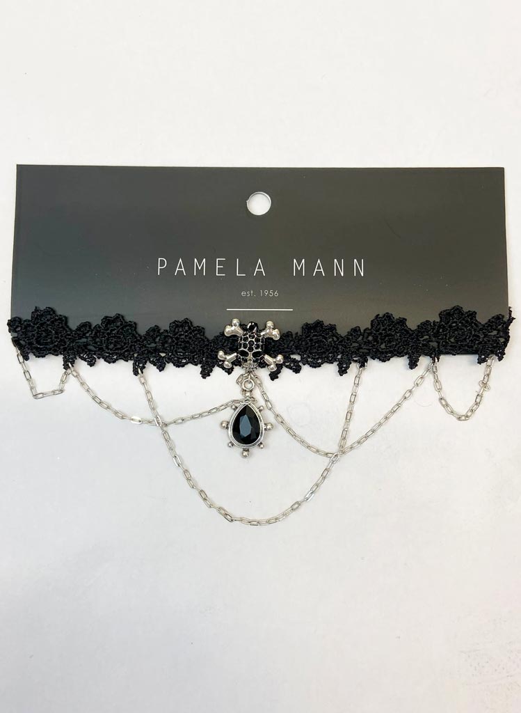 Skull Lace Choker