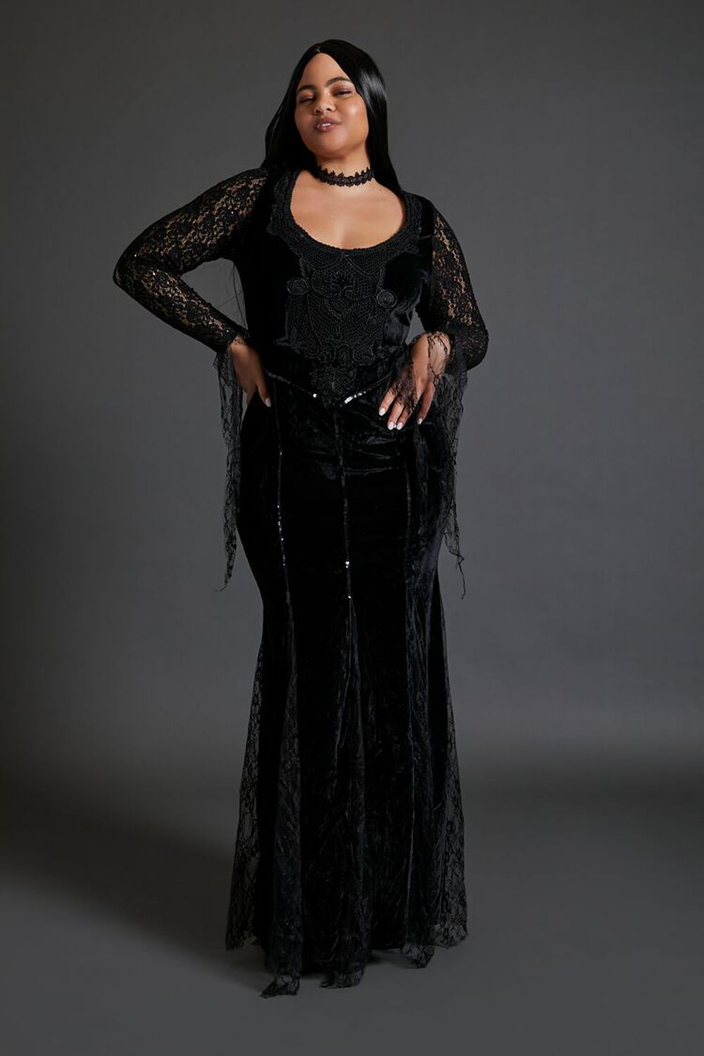 Morticia's Dress Delux Búningur