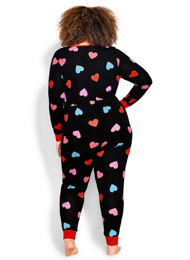 Onesie Hearts Náttföt