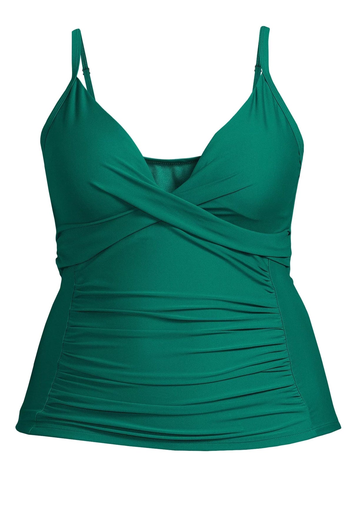 Solid Crossover Tankini top