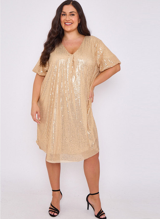 Leana Pallíettukjóll