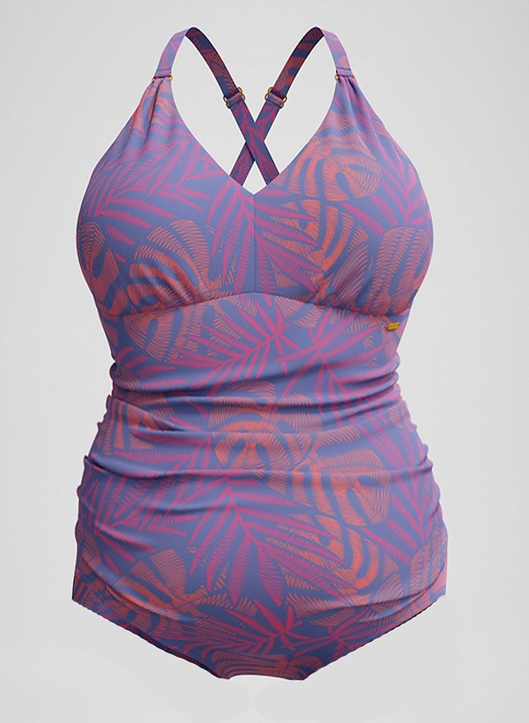 V-Shape Sundbolur - Tropic Print