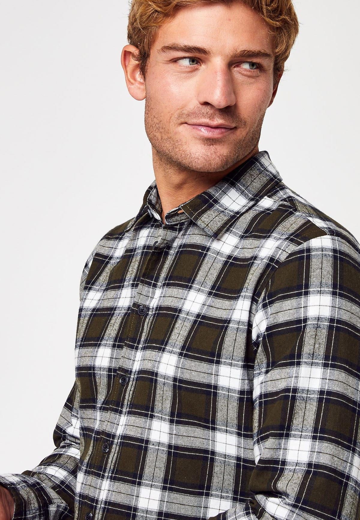 Checkers Slimfit Skyrta