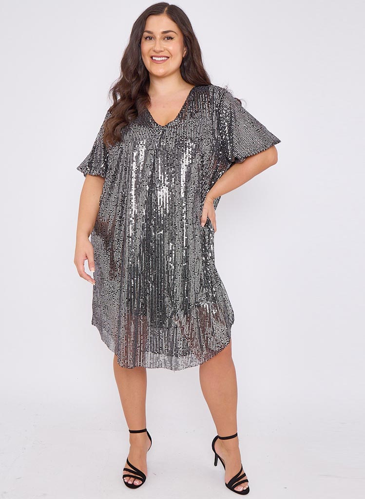 Leana Pallíettukjóll