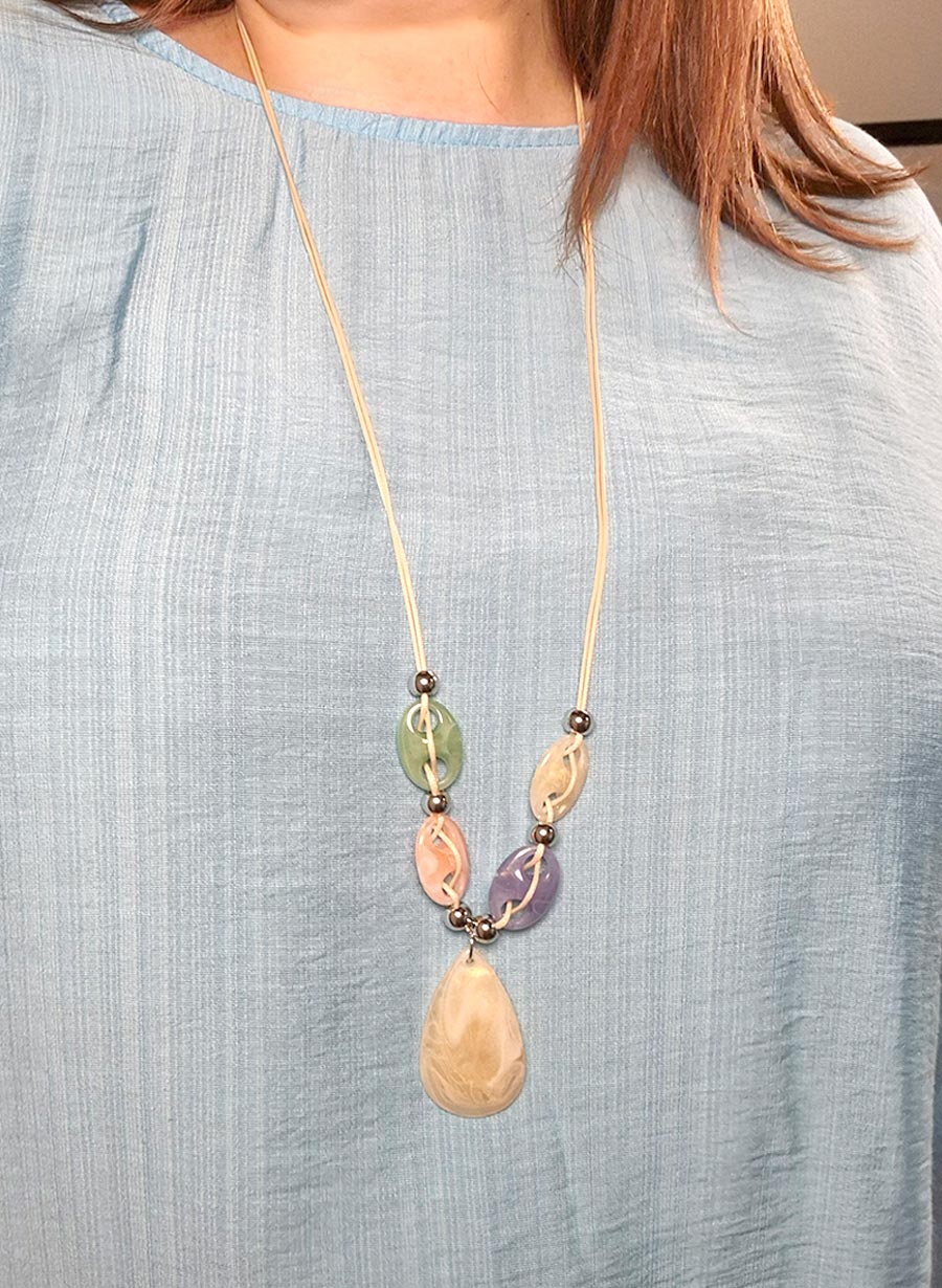 Pastel Stone Hálsmen