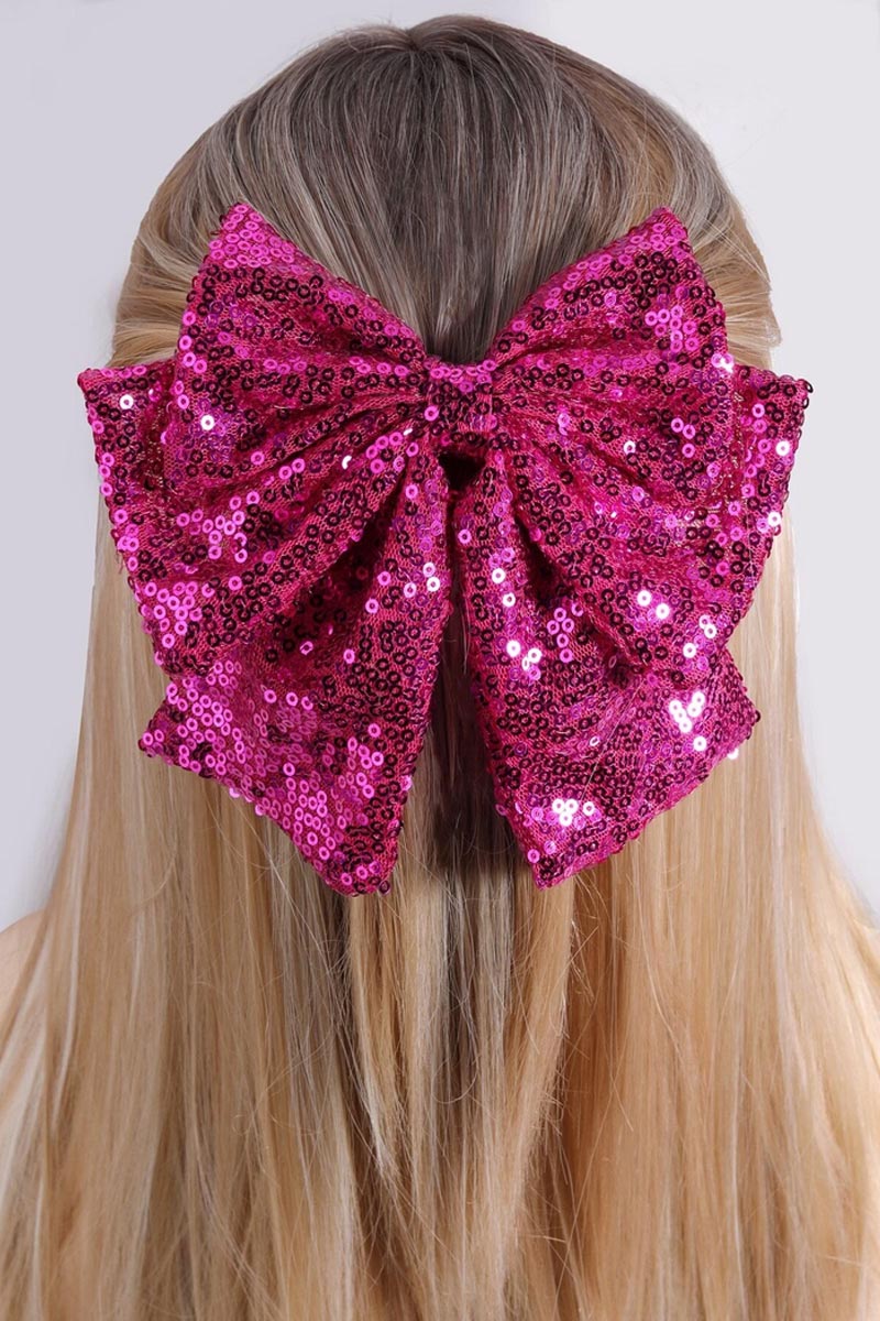 Sequin Bow Hárklemma