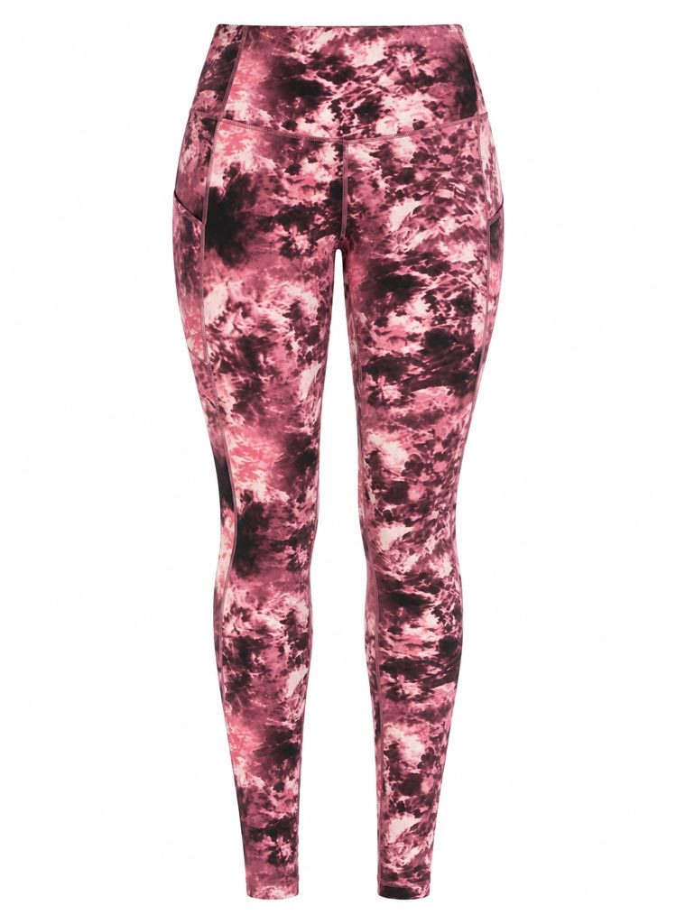 Yoga leggings m/vösum - Pink Cloud