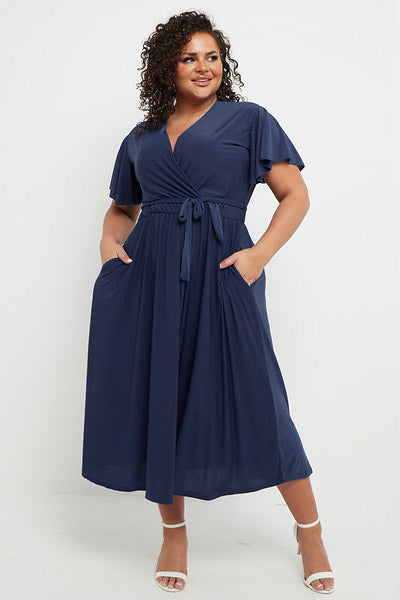 Pocket Kjóll - Midnight