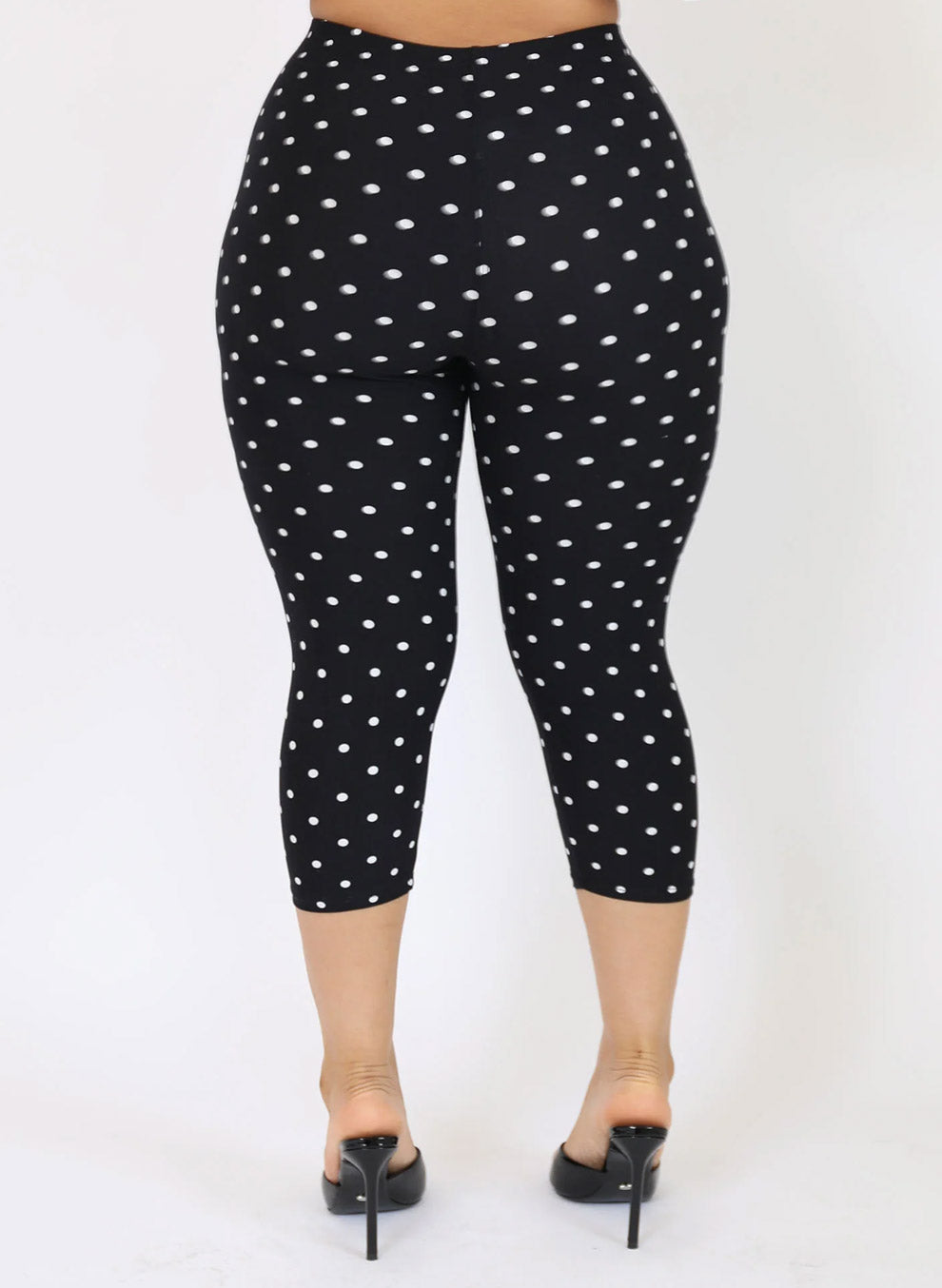 Capri Soft Leggings - Polkadot