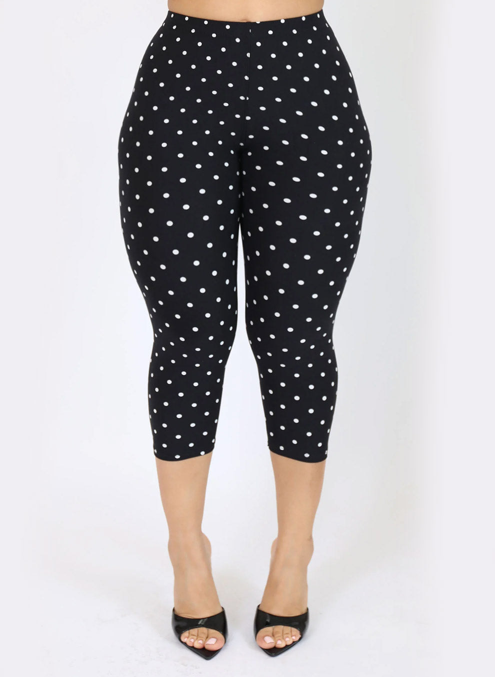 Capri Soft Leggings - Polkadot
