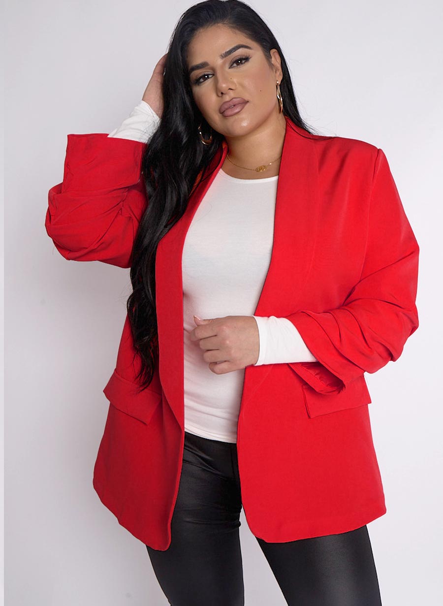 Hot Red Aarya Blazer