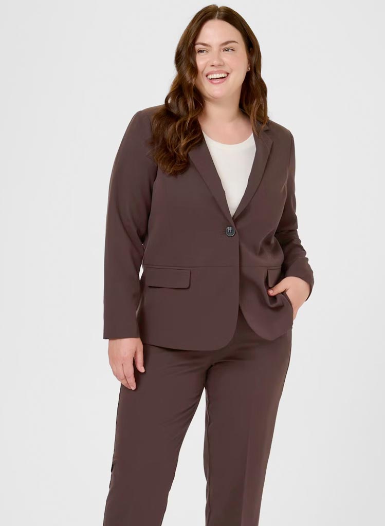 Sakira Blazer - Coffee